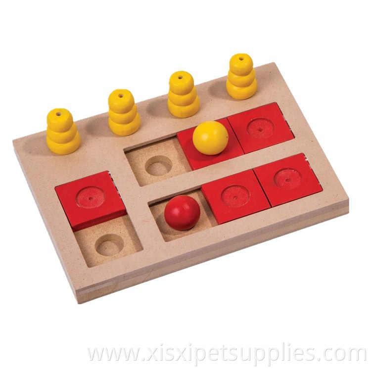 Pet educational and Intelligence toys Wooden Pet Paw Puzzle Toy